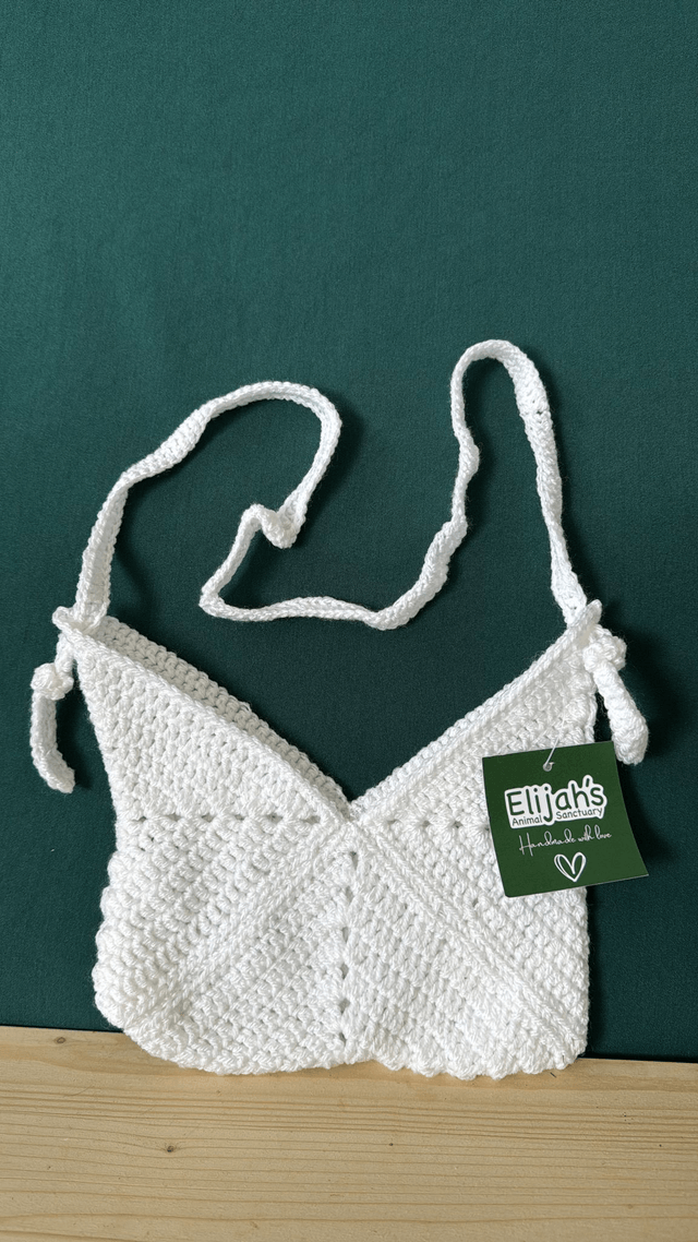 White Large Shoulder Bag