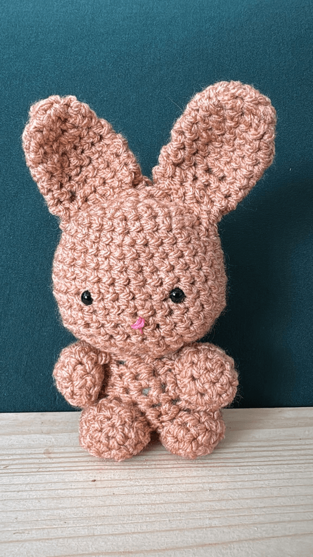 Small Woven Rabbit - Design 9