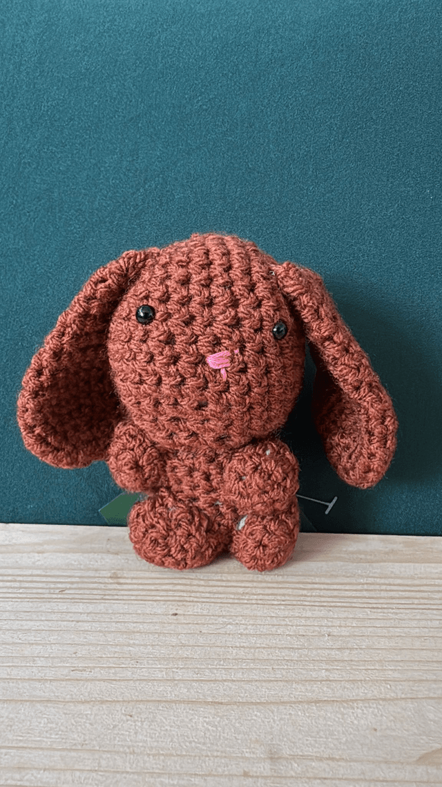 Small Woven Rabbit - Design 21